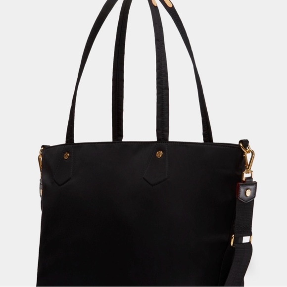 MZ Wallace Black Large SoHo Tote Bag Travel Luggage Sleeve - Picture 2 of 13